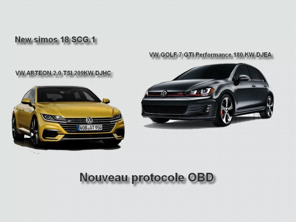 Nouveau protocole OBD - VW Golf et Arteon