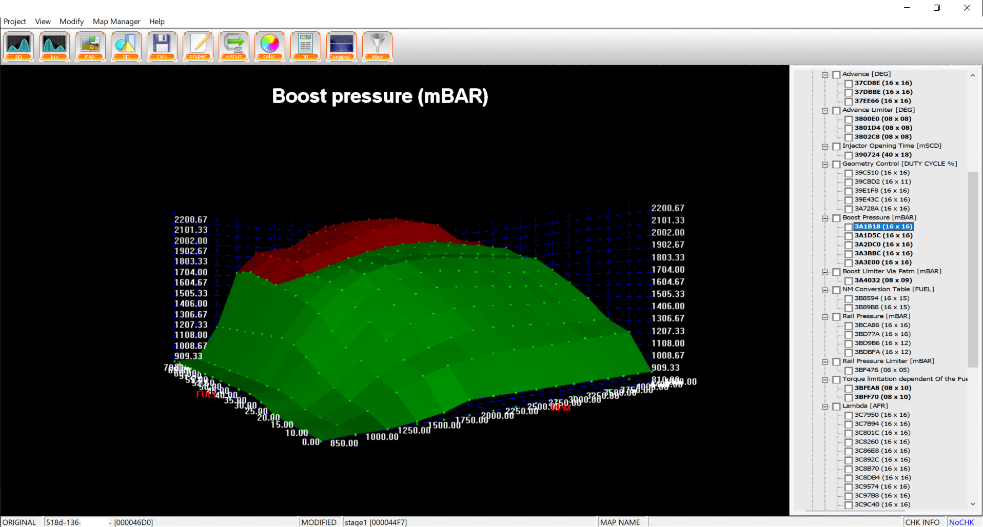 Boost Pressure, cartographie voiture - CBpower